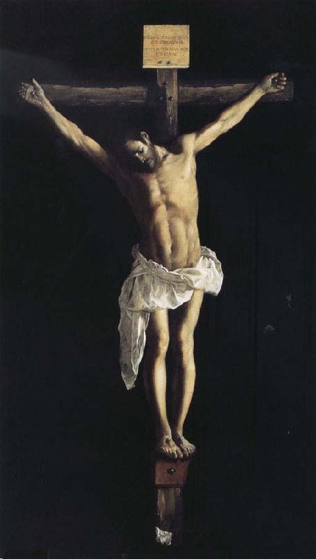 Francisco de Zurbaran Christ on the Cross oil painting picture